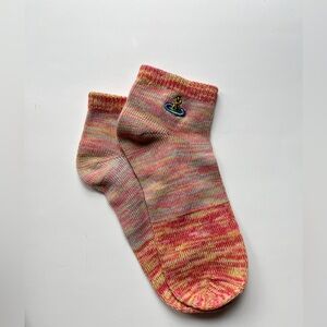 Vivienne Westwood Pink and Yellow Ankle Socks
